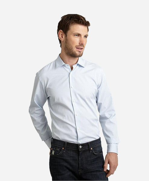 Dual Colour V-Neck Full Sleeve Grey T-shirt